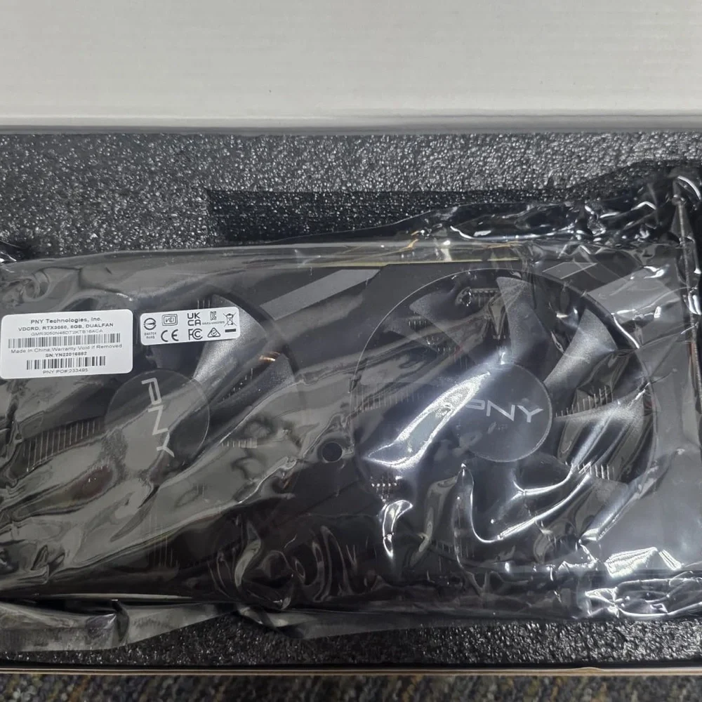 G/FORE GeForce RTX 3050 Graphics Card - Silver and Green